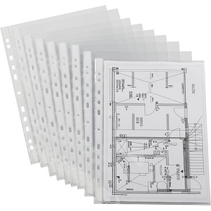 Image 100 EICHNER Prospekthüllen DIN A4 glasklar glatt 0,10 mm