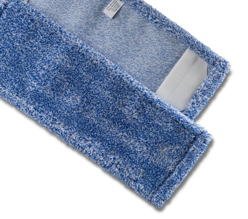 Image Mikrofasermopp "PREMIUM" blau/weiß meliert | 40 cm Mikrofaser Plüsch, Aufnahme: Tasche