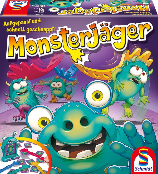 Image Schmidt Monsterjäger- Aufgepasst und schnell geschnappt! Kartenspiel