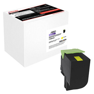 Image EDDING EDD-6051 gelb Toner ersetzt LEXMARK 71B0040/71B20Y0 (18-6051)