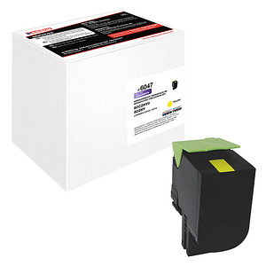 Image EDDING EDD-6047 gelb Toner ersetzt LEXMARK 80C2HY0 (18-6047)