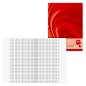 Image BRUNNEN Schulheft Vivendi Lineatur 26 kariert DIN A4 Außenrand, 16 Blatt