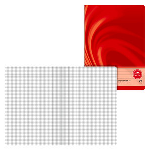 Image BRUNNEN Schulheft Vivendi Lineatur 28 kariert DIN A4 Innen- und Außenrand, 16 Blatt