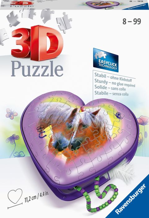 Image Pz. 3D Herz Pferde 54T