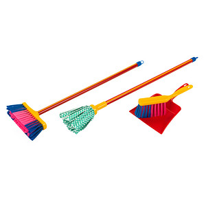 Image klein Kinder-Putzset 6125 rot, gelb