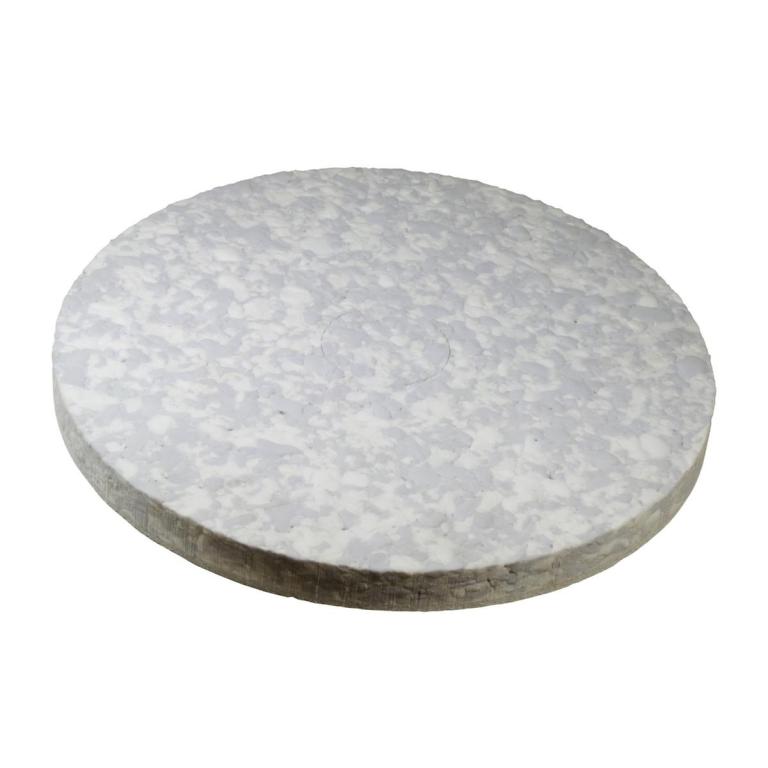 Image Maschinenpad "Super Padscheide Kompakt Verbundschaum" 432 mm - 17" Melamine | beige-grau meliert 30 mm mit Innenkern