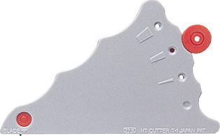 Image NT Cutter T-1P, Kunststoff-Gehäuse, 18 mm Klinge, beige