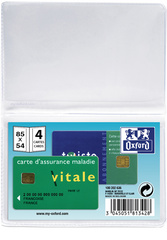 Image HAMELIN ELBA Kreditkartenhülle für 4 Kreditkarten, 300 my, PVC gepackt zu 15 St