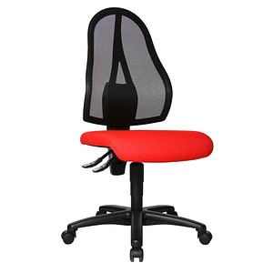 Image Topstar Bürostuhl Open Point P, OP100 G21 rot, schwarz Stoff