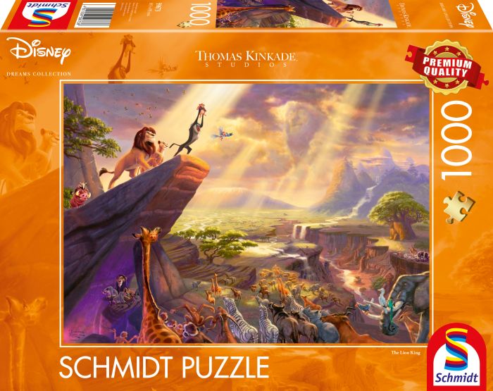Image Schmidt Disney Thomas Kinkade König der Löwen Puzzle, 1000 Teile