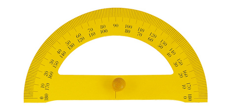 Image Wonday Tafel-Halbkreis-Winkelmesser, 180 Grad, magnethaftend