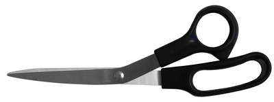 Image Wonday Büroschere, Länge: 210 mm, schwarz, für Rechtshänder