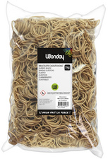 Image Wonday Gummibänder, natur, 200 x 10 mm, Großpackung