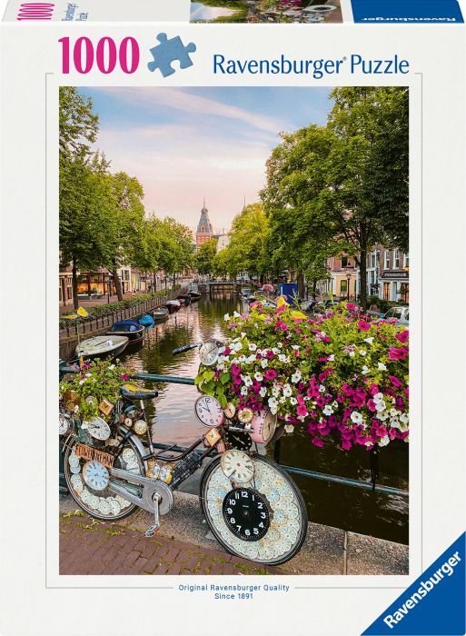 Image Pz.Fahrrad und Blumen in Amsterdam 1000