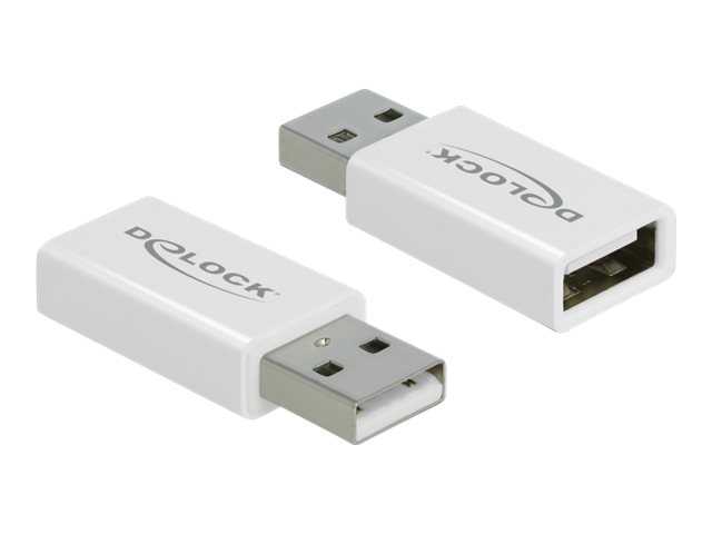 Image DELOCK USB 2.0 Adapter Typ-A Stecker zu Typ-A Buchse Datenblocker