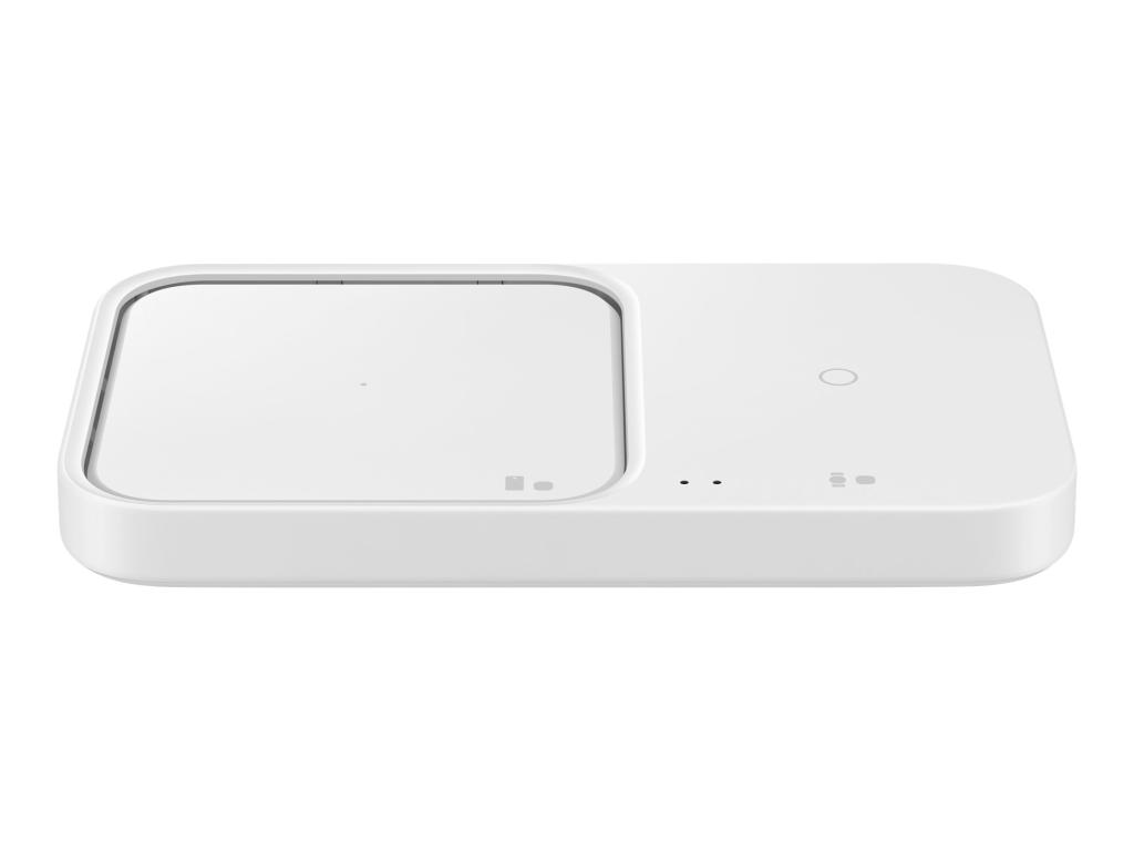 Image SAMSUNG EP-P5400TWEG Wireless Charger Duo mit Adapter weiß