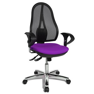Image Topstar Bürostuhl Open Point SY Deluxe, OP290U G03 lila, schwarz, chrom Stoff