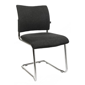 Image 2 Topstar Besucherstühle Visit 20 NV390 G22 anthrazit Stoff