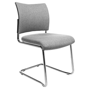 Image 2 Topstar Besucherstühle Visit 20 NV390 G23 grau Stoff