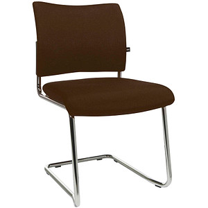 Image 2 Topstar Besucherstühle Visit 20 NV390 G08 braun Stoff