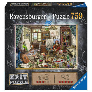 Image Ravensburger EXIT PUZZLE Das Künstleratelier Puzzle 759 Teile