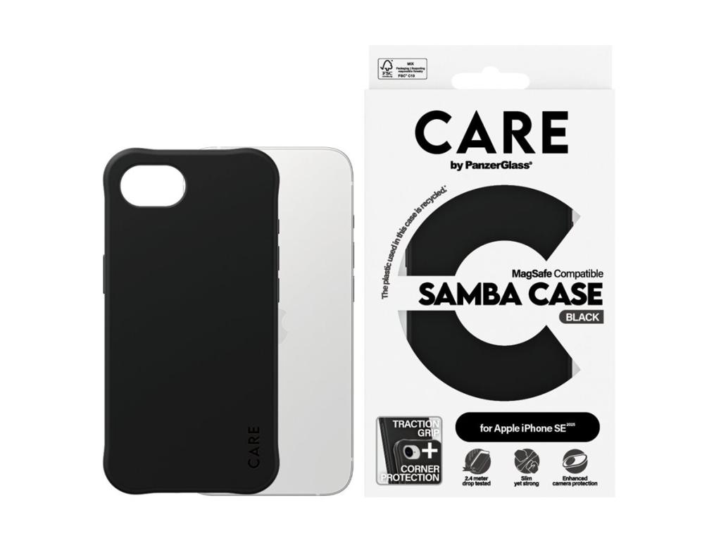 Image PANZERGLASS CARE Fashionable Case Samba black w. MagSafe iPhone SE (2025)