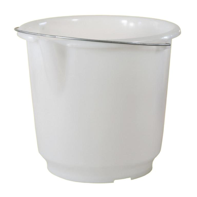 Image Eimer 15 Liter mit Metallbügel, Ausgießer und Skala | natur Ø 32 cm, Höhe 30 cm