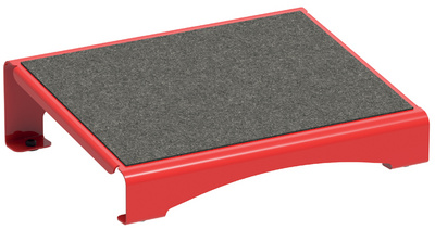 Image MAUL Fußstütze MAULflair, Metall, 400 x 300 mm, rot