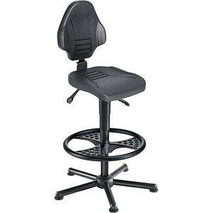 Image mey chair Arbeitsdrehstuhl W13-25-H-PU-FR3 schwarz