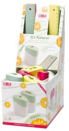 Image M+R Schuldisplay "Green Line Collection", sortiert