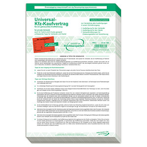 Image RNK Verlag "Kaufvertrag für ein gebrauchtes Kraftfahrzeug