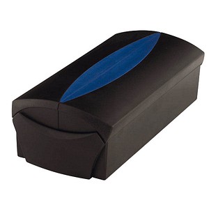 Image HAN Visitenkartenbox VIP, für 500 Karten, schwarz/blau