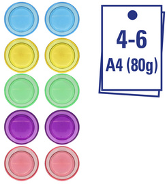 Image WESTCOTT Haftmagnet, Durchmesser: 30 mm, 10er Set