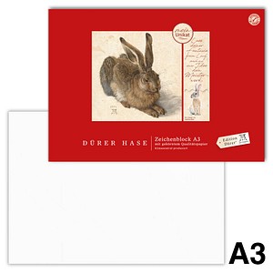 Image Edition Dürer Zeichenblock Dürer Hase DIN A3