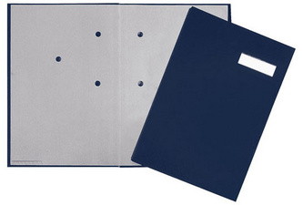 Image PAGNA Unterschriftenmappe, DIN A4, 20 Fächer, blau