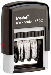 Image TRODAT Datumstempel Printy Dater 4820, selbstfärbend - für den Markt: D - A - L