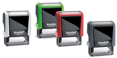 Image trodat Textstempelautomat 4911 "Printy 4.0", eco-grau