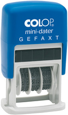 Image COLOP Datumstempel Mini Dater S160 L2 "BEZAHLT", im Blister