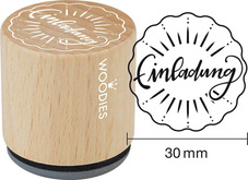 Image COLOP Motiv-Stempel Woodies "Einladung" II