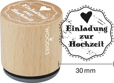 Image COLOP Motiv-Stempel Woodies "Einladung zur Hochzeit"