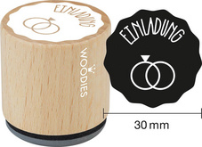 Image COLOP Motiv-Stempel Woodies "Einladung"