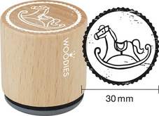 Image COLOP Motiv-Stempel Woodies "Schaukelpferd"
