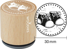 Image COLOP Motiv-Stempel Woodies "Babyschuhe"