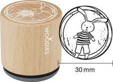 Image COLOP Motiv-Stempel Woodies "Häschen"