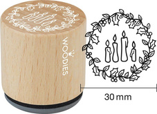 Image COLOP Motiv-Stempel Woodies "4 Kerzen"