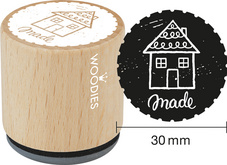 Image COLOP Motiv-Stempel Woodies Handmade "Homemade"