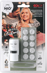 Image COLOP Motivstempel-Set "LITTLE NIO" Weihnachten, grau