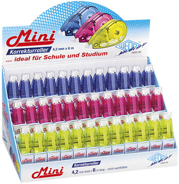 Image WEDO Korrekturroller Mini, 4,2 mm x 6 m, 36er Display