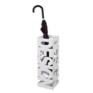 Image HAKU Möbel Schirmständer 26325 weiß Stahl