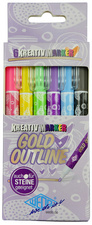 Image WEDO Kreativmarker GOLD + OUTLINE, 6er Etui